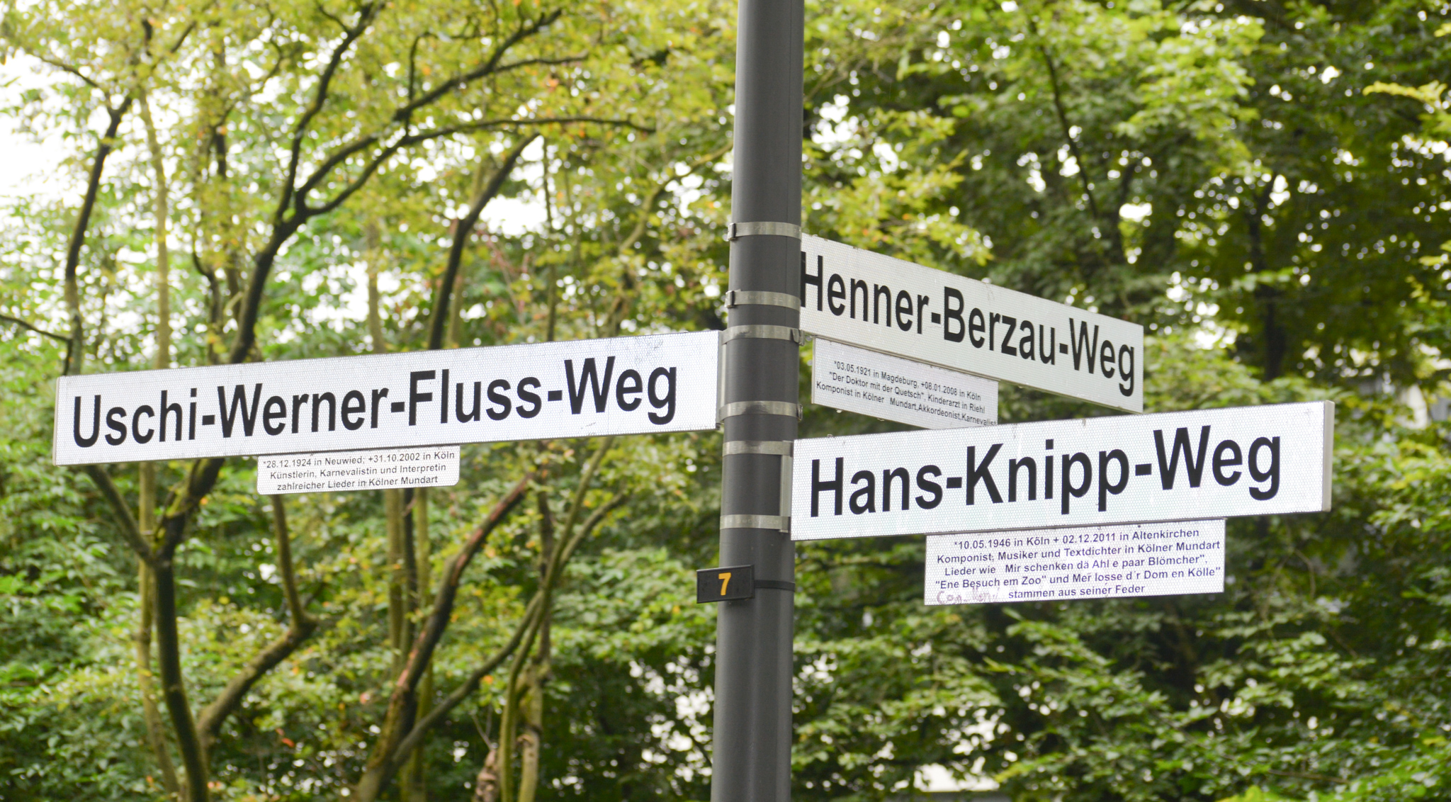 Ehrung für drei Karnevalisten: Hans Knipp, Henner Berzau und Uschi Werner-Fluss